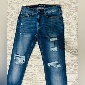 HOLLISTER MEN’S STACKED SKINNEY JEANS W28 L 30
